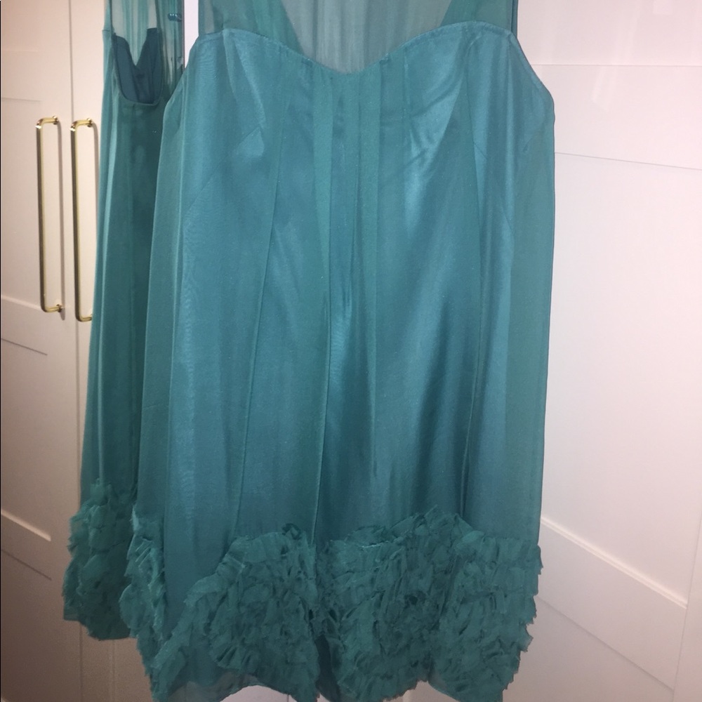 Rebecca Taylor Green Sheath Dress sz 4